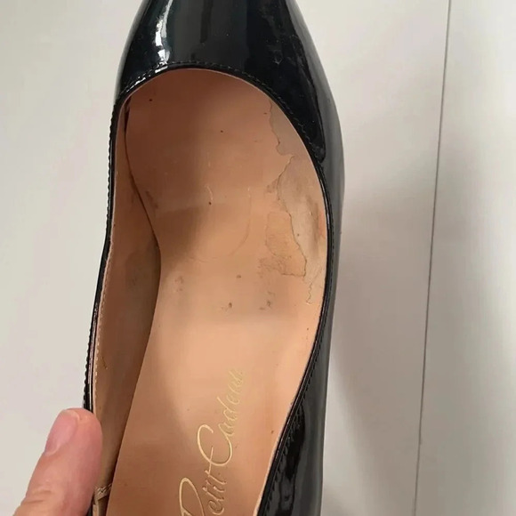 Petite Cadeau Leona black patent leather 5” heel, women’s size 7 - Picture 12 of 16